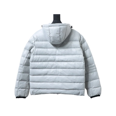 Canada Goose Crofton Slim-Fit Recycled Nylon-Ripstop Hooded Down Jacket White 02
