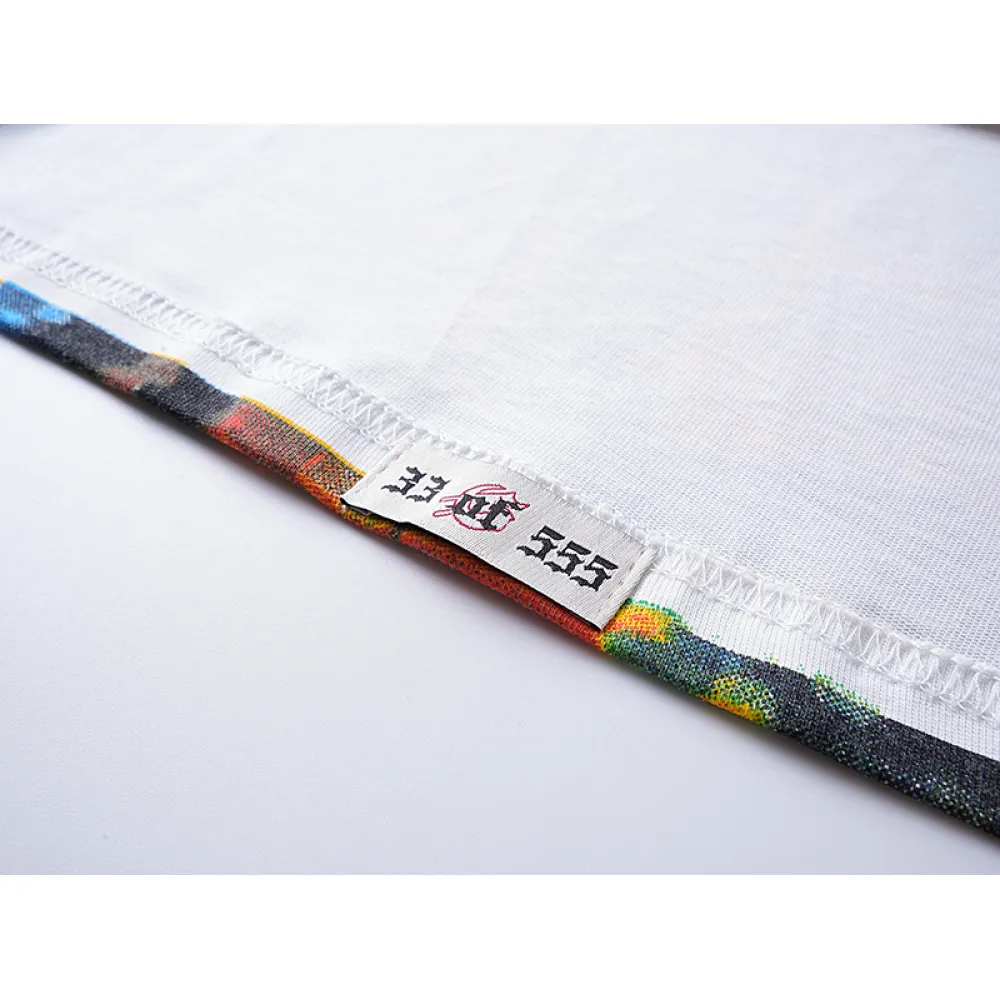 Godspeed Life’s A Gamble Long Sleeve T-shirt #3099 White/Apricot