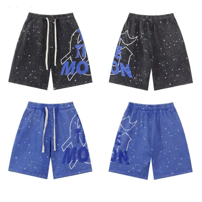 Godspeed Sweat Shorts #8675 Black/Blue 01