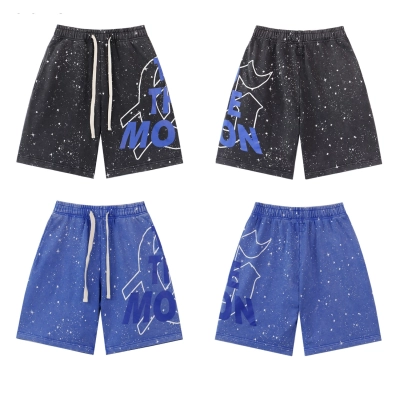 Godspeed Sweat Shorts #8675 Black/Blue 01
