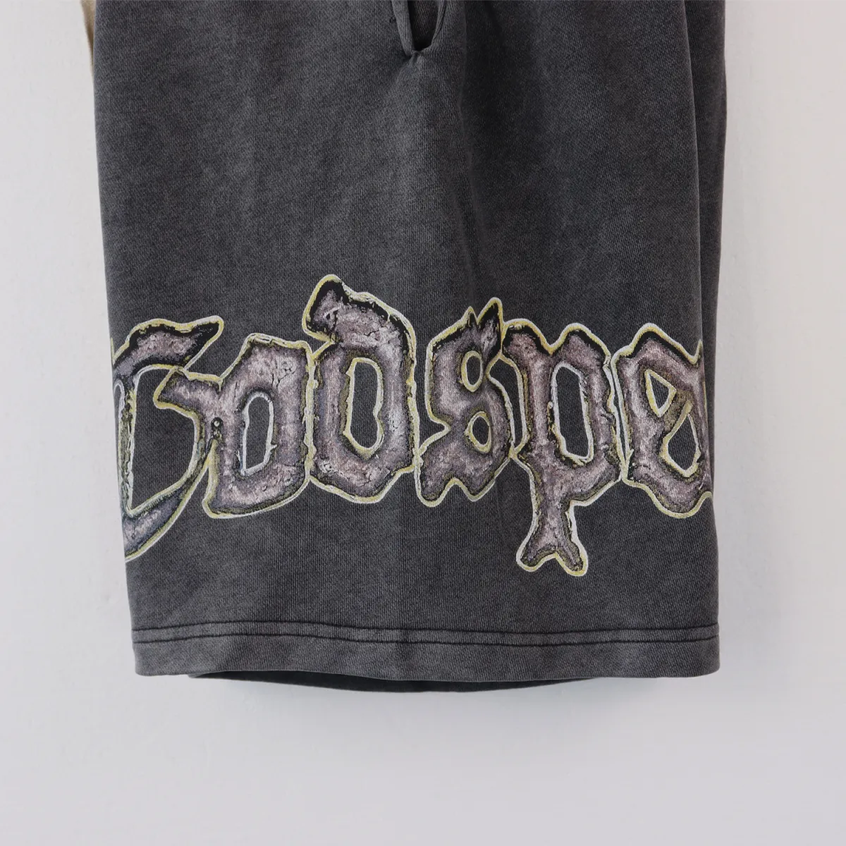 Godspeed Sweat Shorts #8678 Black/Pink