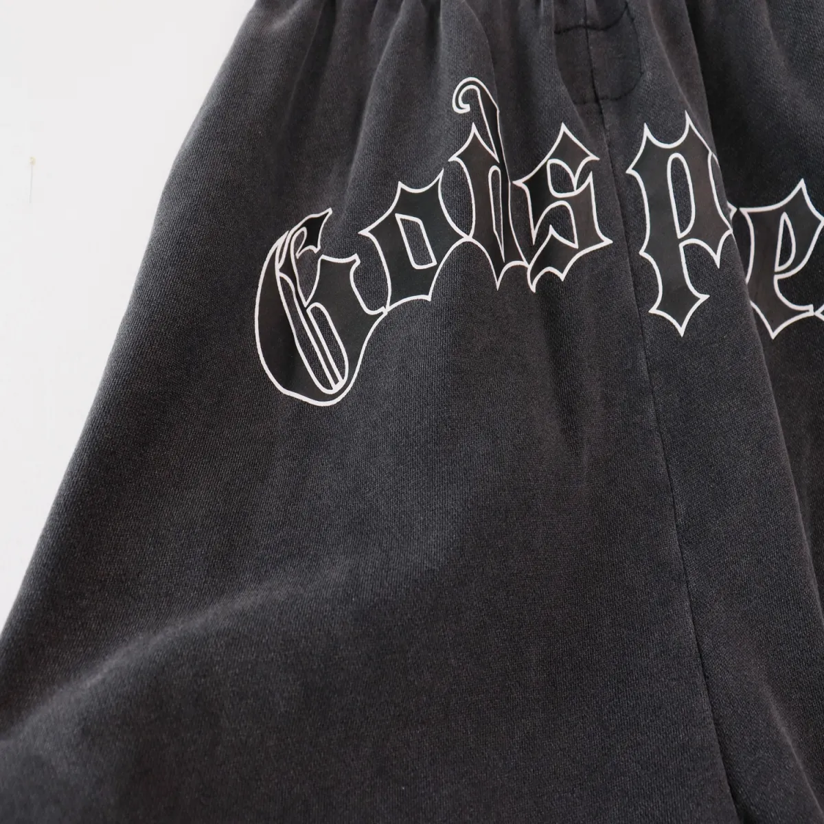 Godspeed Sweat Shorts #8679 Black/Blue