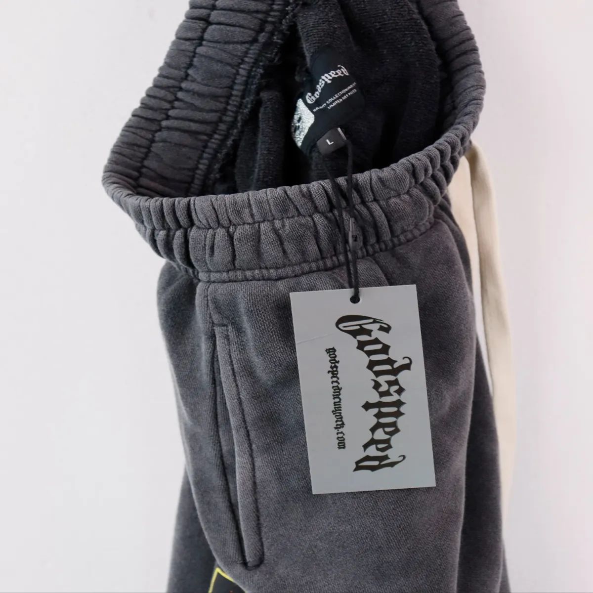 Godspeed Sweat Shorts #8679 Black/Blue