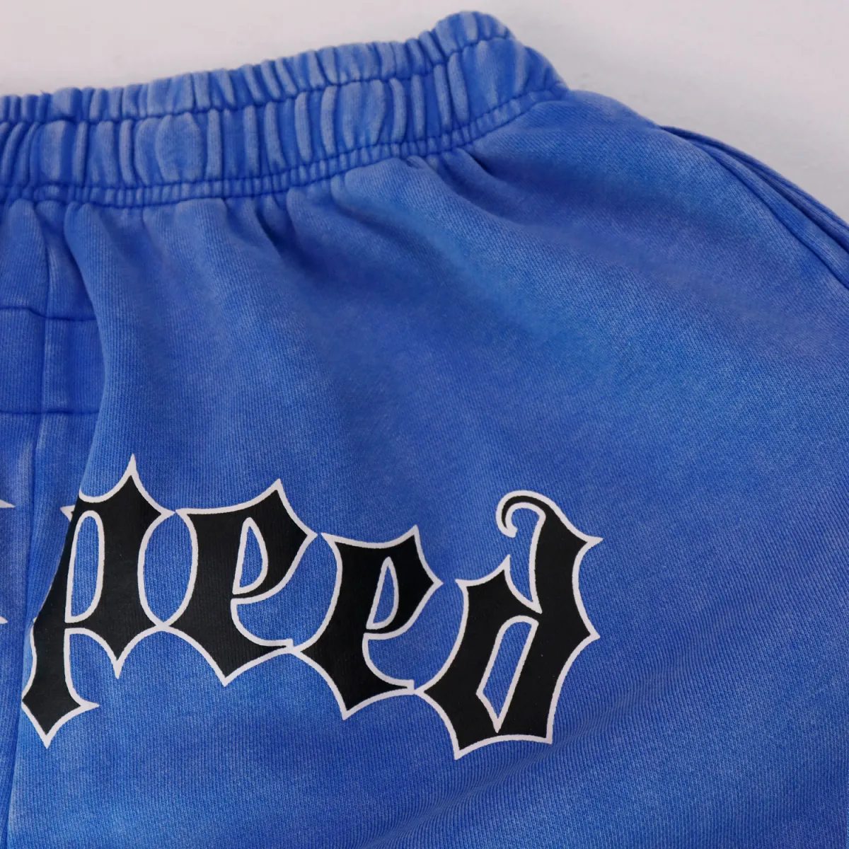 Godspeed Sweat Shorts #8679 Black/Blue