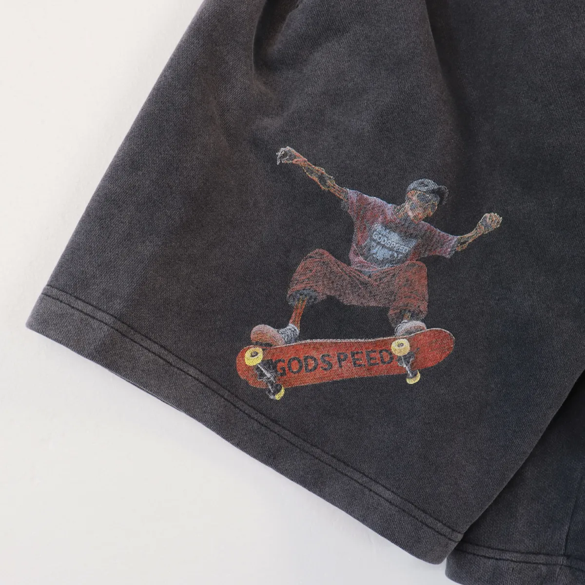 Godspeed Sweat Shorts #8773 Black/Blue