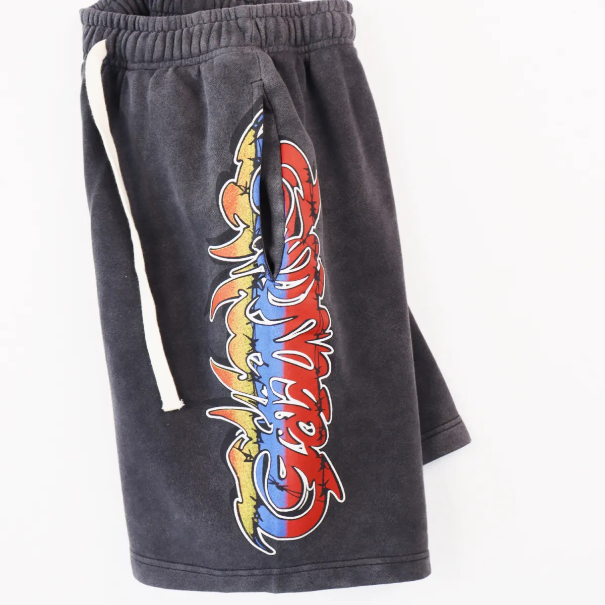 Godspeed Sweat Shorts #8773 Black/Blue