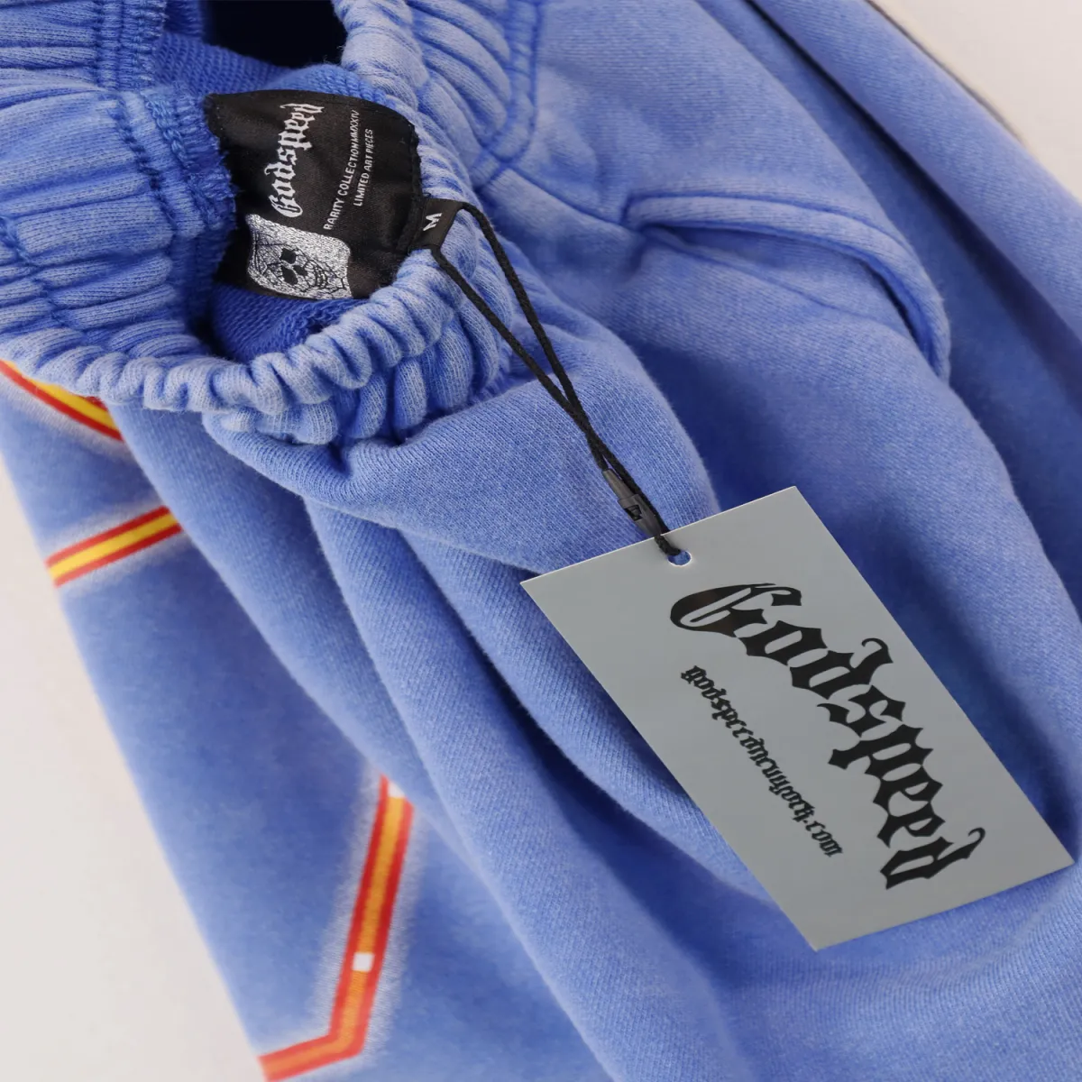 Godspeed Sweat Shorts #8776 Black/Blue