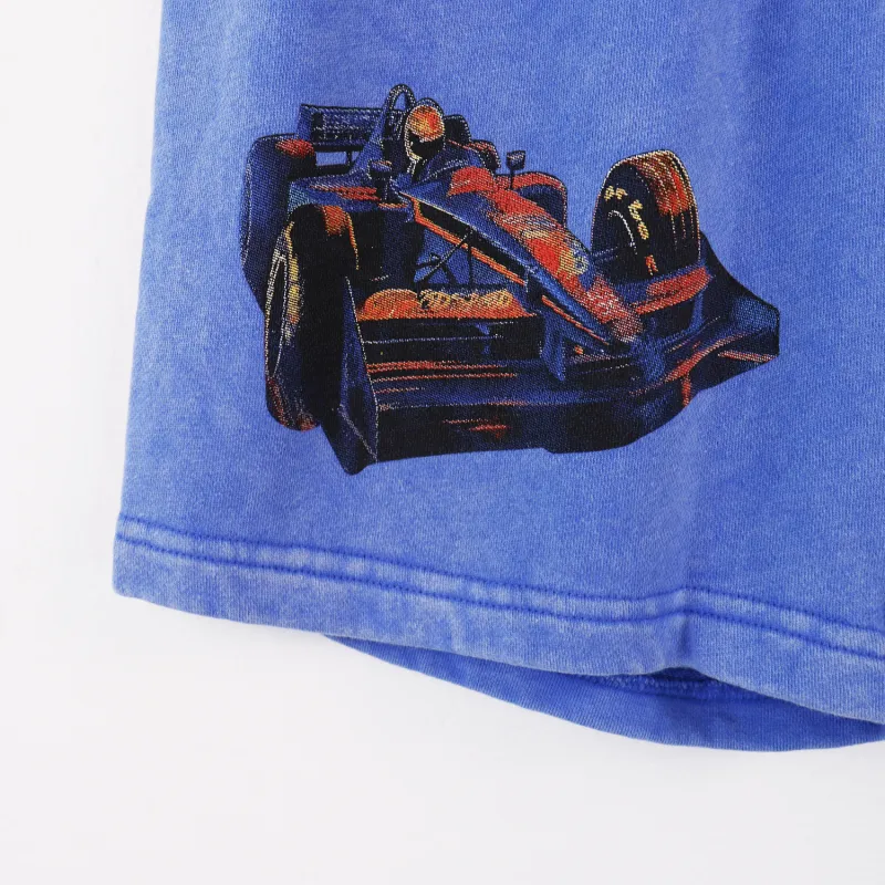 Godspeed Sweat Shorts #8776 Black/Blue