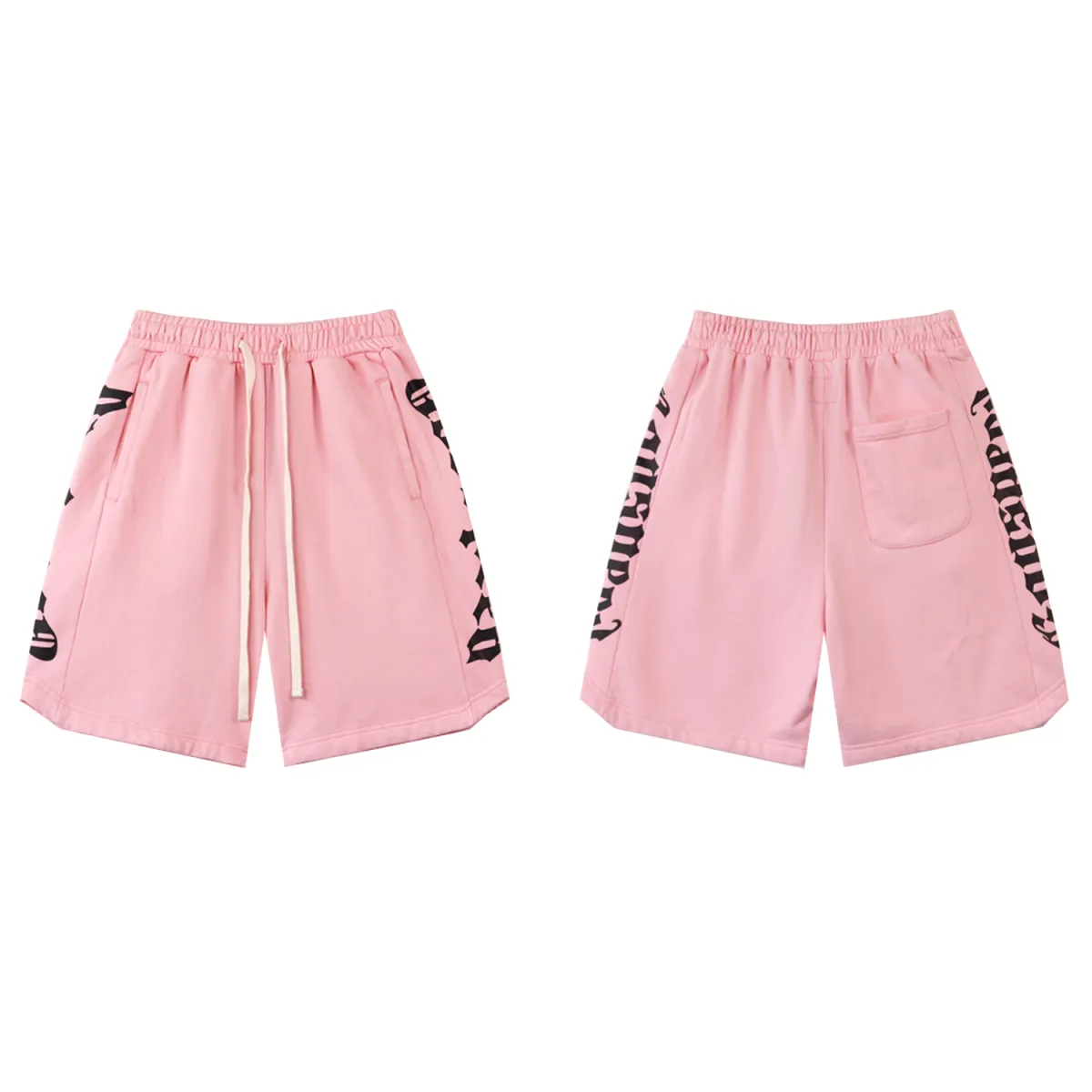 Godspeed Sweat Shorts #8779 Black/Blue/Pink