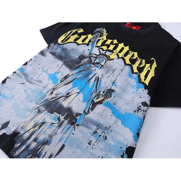 Godspeed Chrome Liberty T-Shirt #1015 Black
