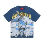 Godspeed Chrome Liberty T-Shirt #1015 Navy Wash