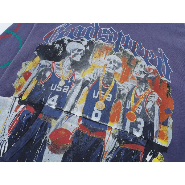 Godspeed Dream Team 24 Hoodie Navy Wash