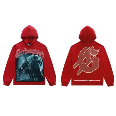 Godspeed F.T.D Hoodie #5502 Red 01