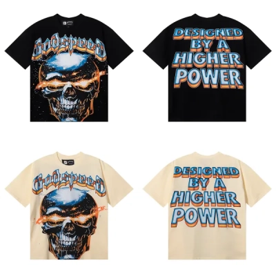 Godspeed Galaxsee T-shirt #7079 Apricot/Black Wash 02