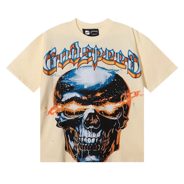 Godspeed Galaxsee T-shirt #7079 Apricot/Black Wash