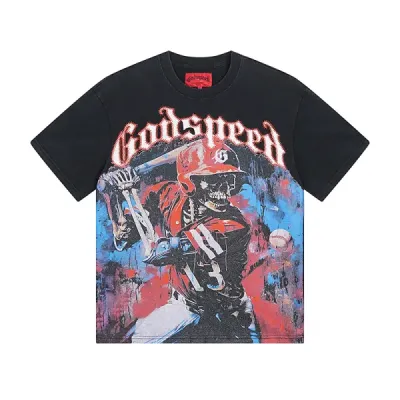 Godspeed Grandslam T-shirt #1017 Black Wash 01