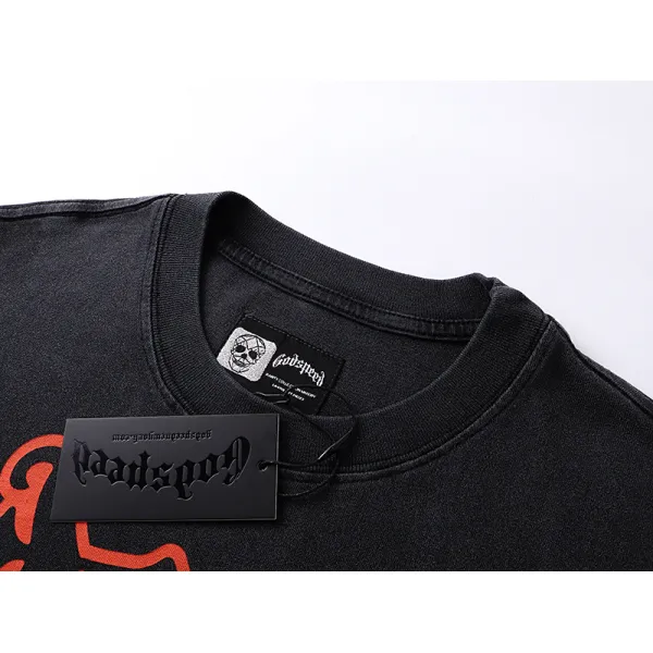 Godspeed Khaos Long Sleeve T-Shirt #1098 Black Wash