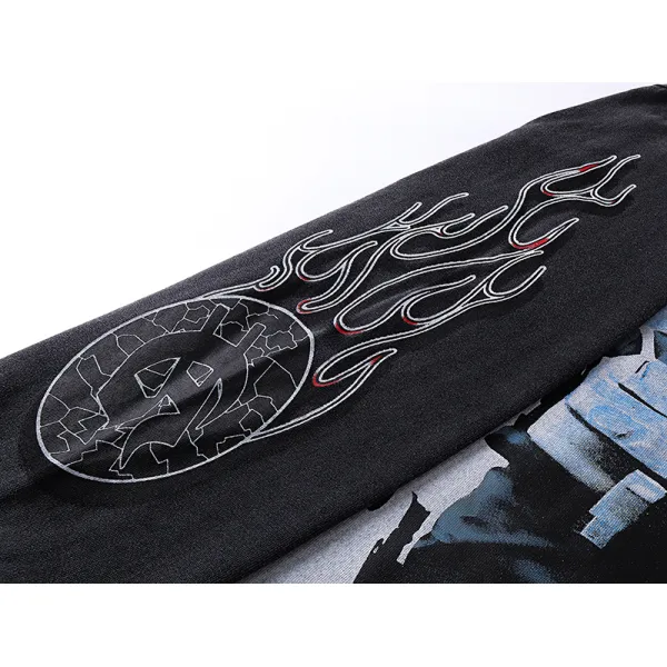 Godspeed Khaos Long Sleeve T-Shirt #1098 Black Wash