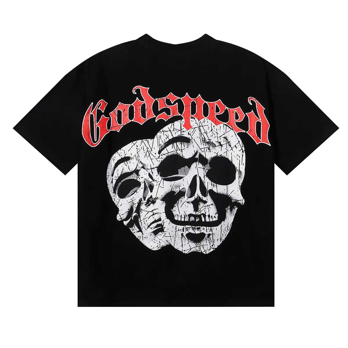Godspeed Last Laugh T-shirt #7071 Black/White