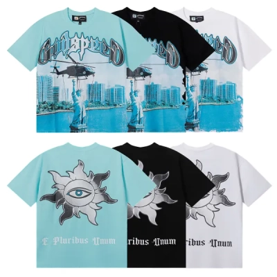 Godspeed Liberty Lift T-Shirt #7076 Green/Black/White 01