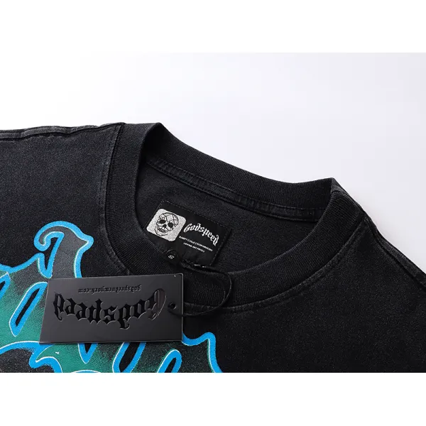 Godspeed Life's A Gamble Long Sleeve T-Shirt #1099 Black Wash