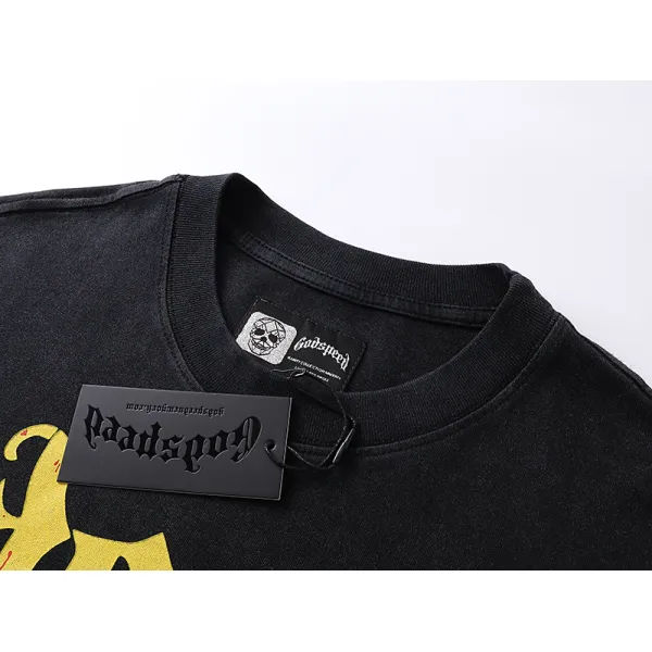 Godspeed Long Lonely Road L/S Thermal Tee #1100 Black Wash