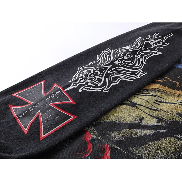 Godspeed Long Lonely Road L/S Thermal Tee #1100 Black Wash