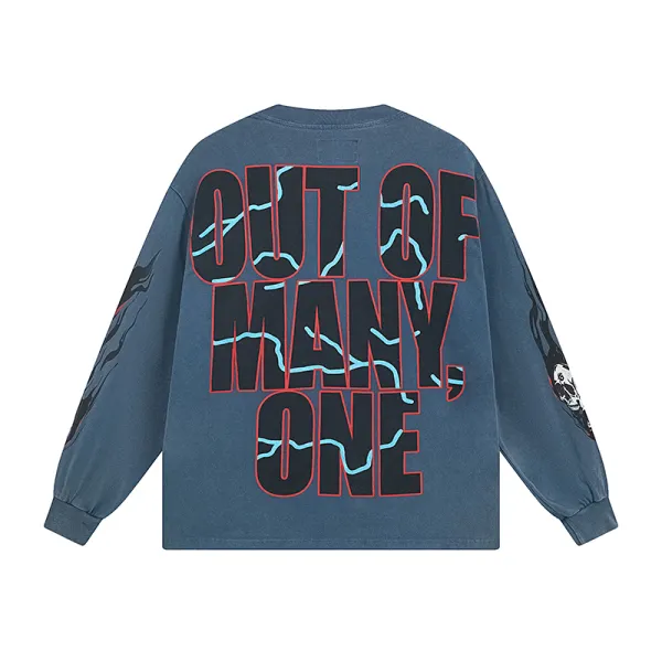 Godspeed Pit Stop L/S Thermal T-shirt #1101 Black/Blue Wash