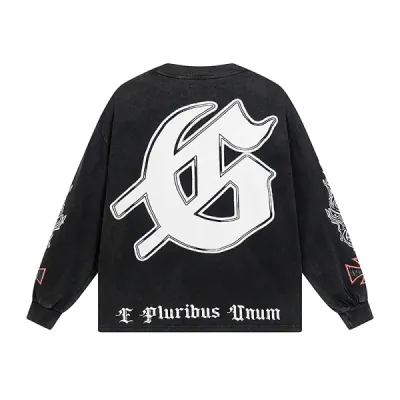 Godspeed Rocker Layered Long Sleeve T-shirt #1103 Black Wash 02