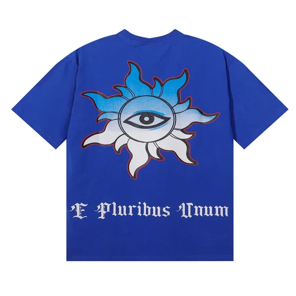 Godspeed Supercar Beach Road T-Shirt #7075 Blue/White/Black