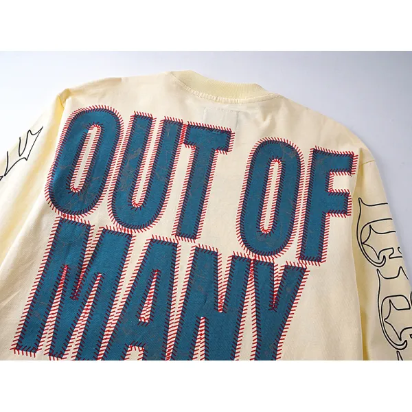 Godspeed Strike Out Long Sleeve T-shirt Bone #3158