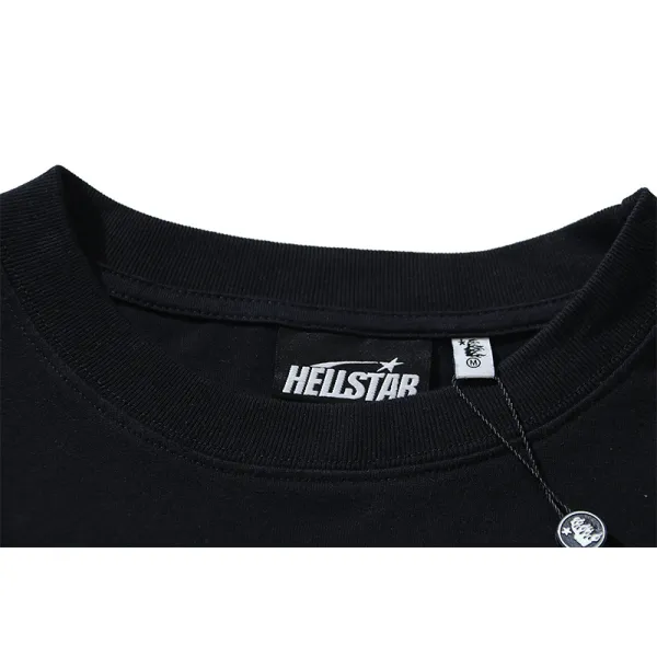 Hellstar 'No Guts No Glory' Long Sleeve T-Shirt #659 Black Blue