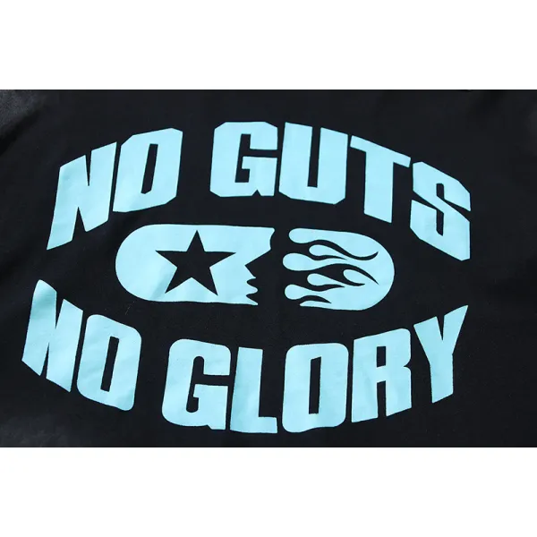 Hellstar 'No Guts No Glory' Long Sleeve T-Shirt #659 Black Blue