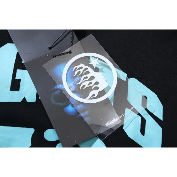 Hellstar 'No Guts No Glory' Long Sleeve T-Shirt #659 Black Blue