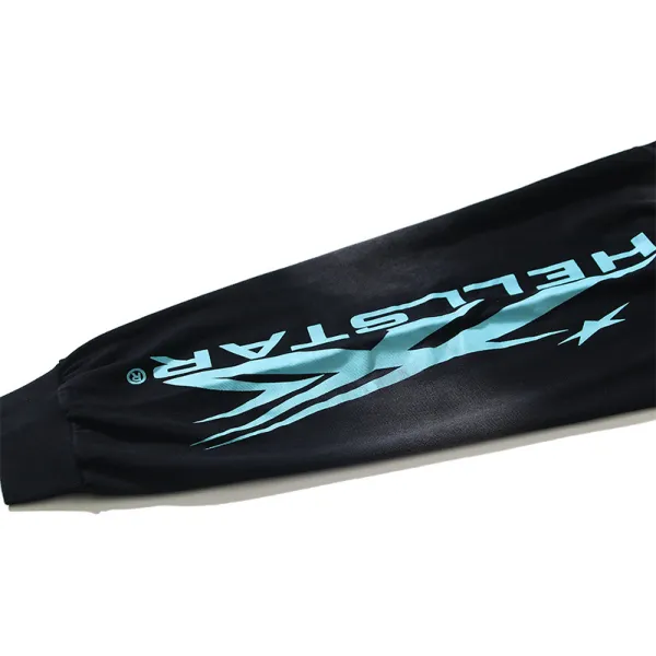 Hellstar 'No Guts No Glory' Long Sleeve T-Shirt #659 Black Blue