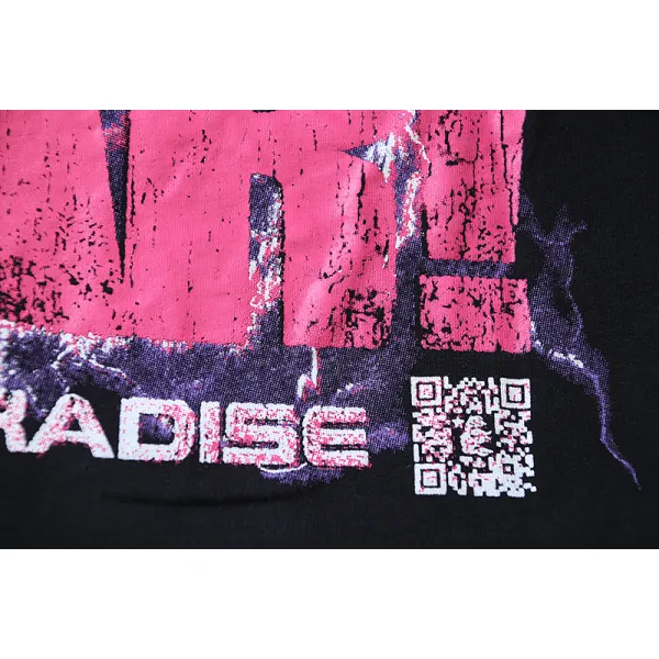 Hellstar 'Powered By The Star' Long-Sleeve T-Shirt #651 Black Purple