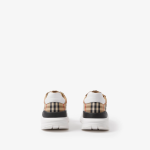 Burberry Check, Suede and Leather Sneakers