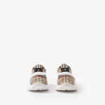 Burberry Check, Suede and Leather Sneakers