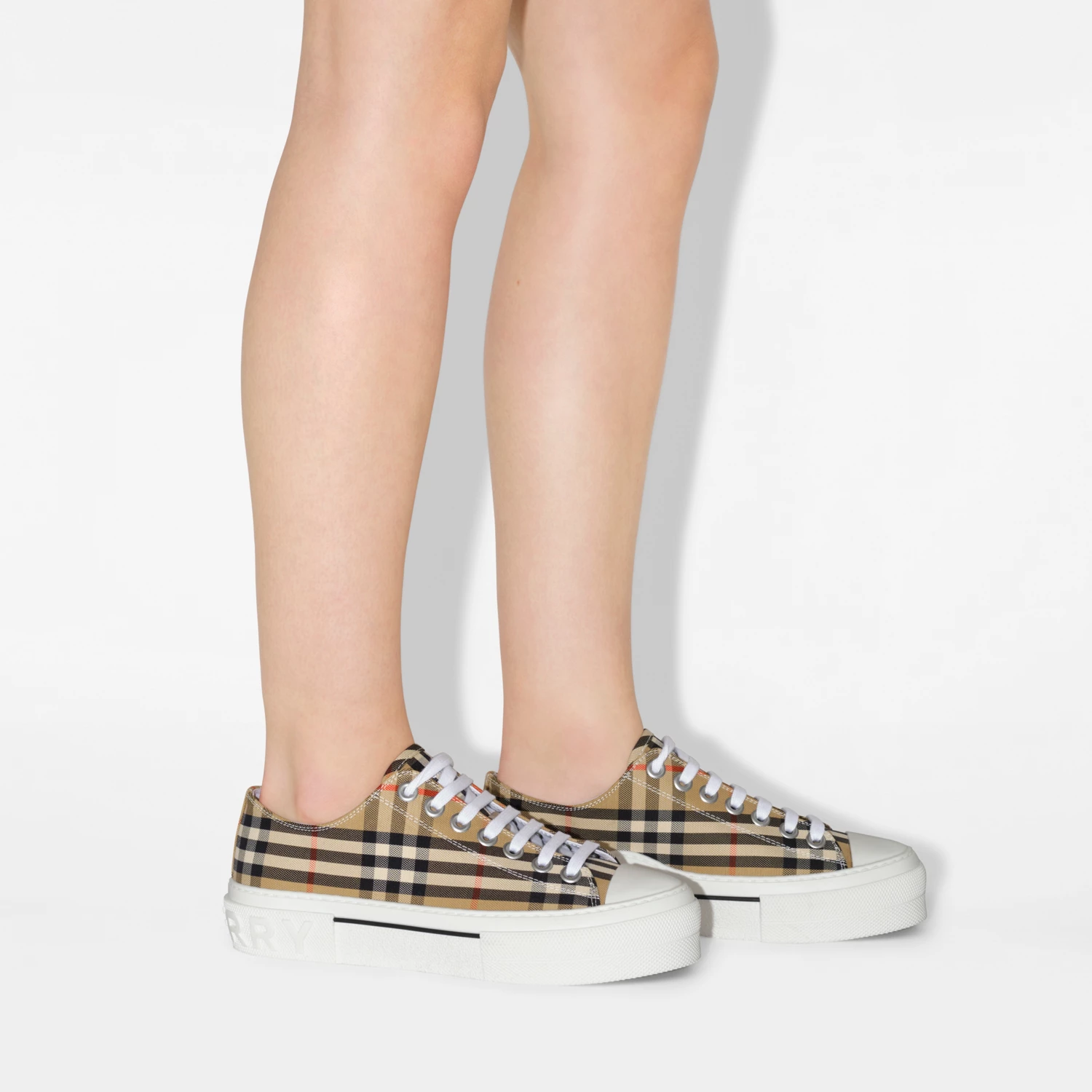 Burberry Check canvas sneakers