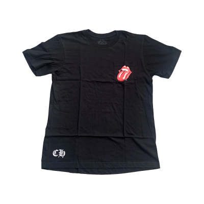 Chrome Hearts Rolling Stones T-shirt Black 01