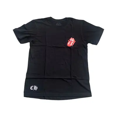 Chrome Hearts Rolling Stones T-shirt Black 01
