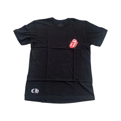 Chrome Hearts Rolling Stones T-shirt Black 01