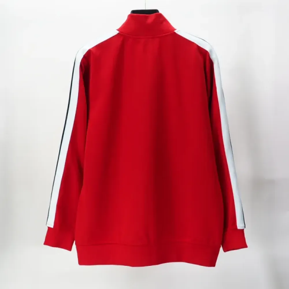 Palm Angels Zip-Up Classic Track Jacket & Pants Set Red