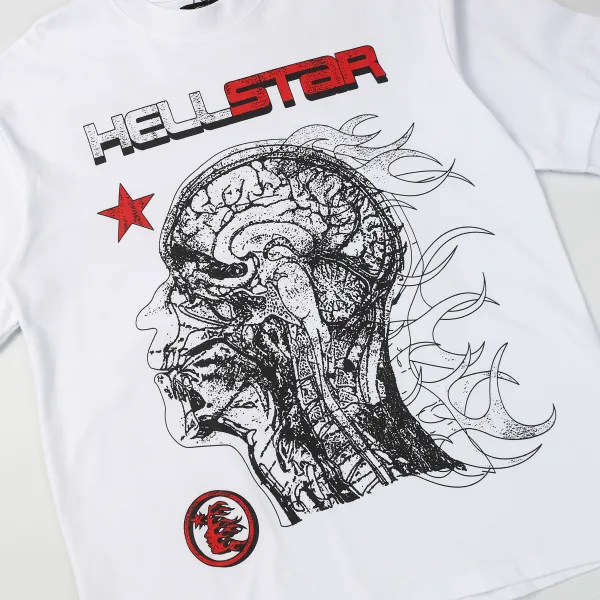 Hellstar 1996 Long-Sleeve T-Shirt D3233 Black/White