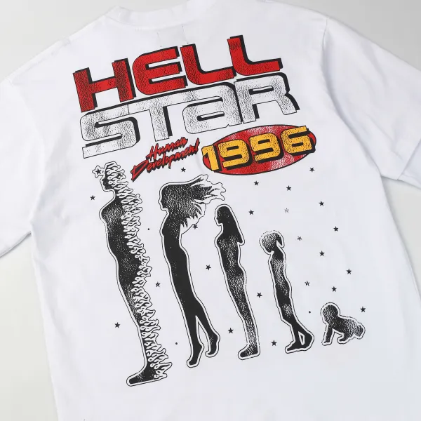 Hellstar 1996 Long-Sleeve T-Shirt D3233 Black/White
