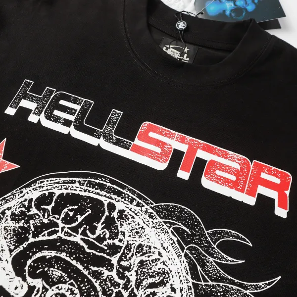 Hellstar 1996 Long-Sleeve T-Shirt D3233 Black/White