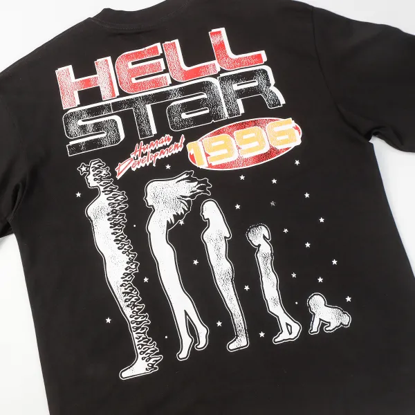 Hellstar 1996 Long-Sleeve T-Shirt D3233 Black/White