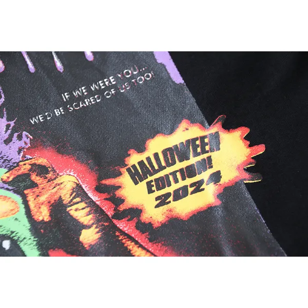 Hellstar Horror Book Long-Sleeve T-Shirt #590 Black/White