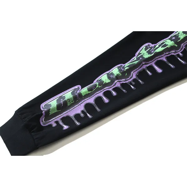 Hellstar Horror Book Long-Sleeve T-Shirt #590 Black/White