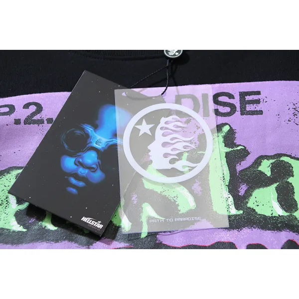 Hellstar Horror Book Long-Sleeve T-Shirt #590 Black/White